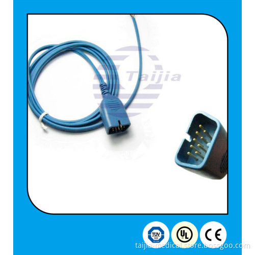 Compatible Reusable Spo2 Extension Cable Adapter Cable for Patient Monitor